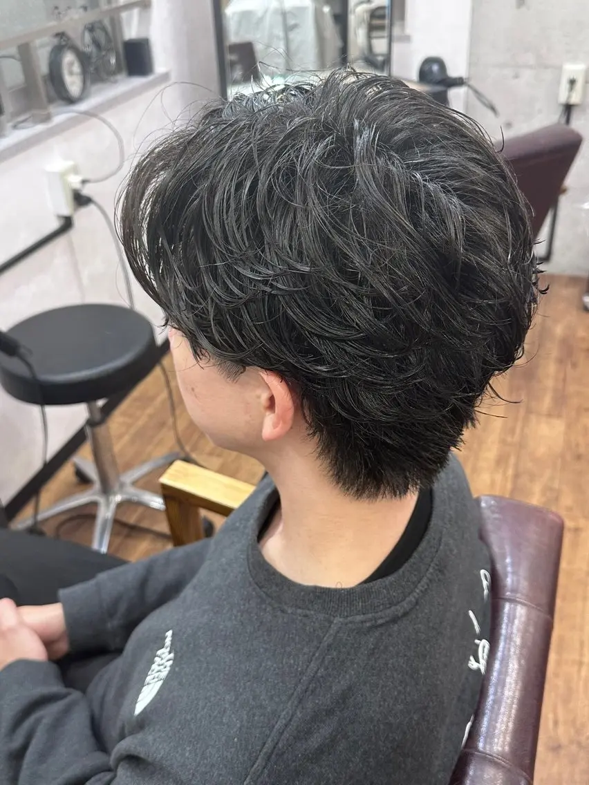 パーマ メンズ フェザーパーマ メンズパーマ ✂︎Men's特化 こたろー✂︎のヘアスタイル