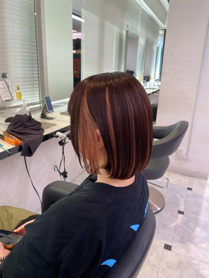 カラー ♥️韓国風透明感 暖色misa♥️のヘアスタイル