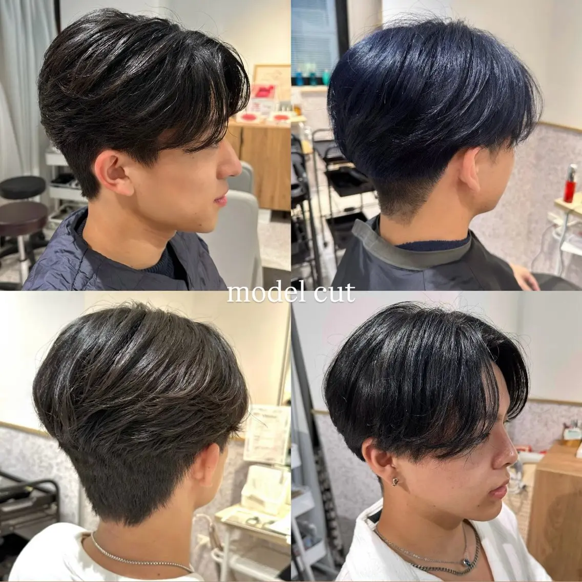 《U30》 men's カット⚡️[ センターパート / マッシュ ]の写真