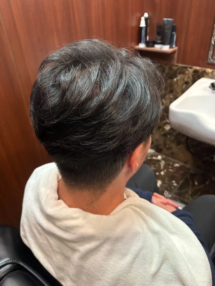 ミディアム メンズ くせ毛 ｰｰ藤村 亮ｰｰのヘアスタイル