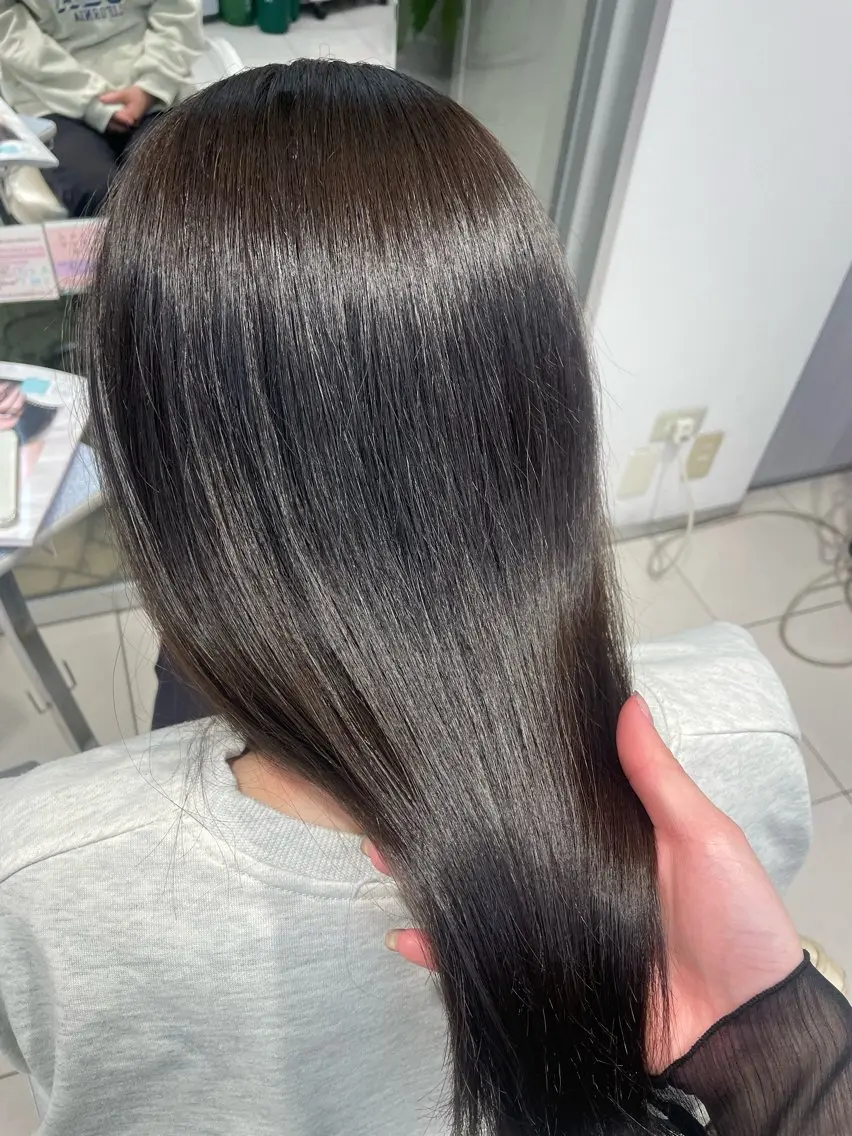 カラー ヘアカラー トリートメント 盛れる韓国ヘア🩰/ ワンホンヘア/華のヘアスタイル