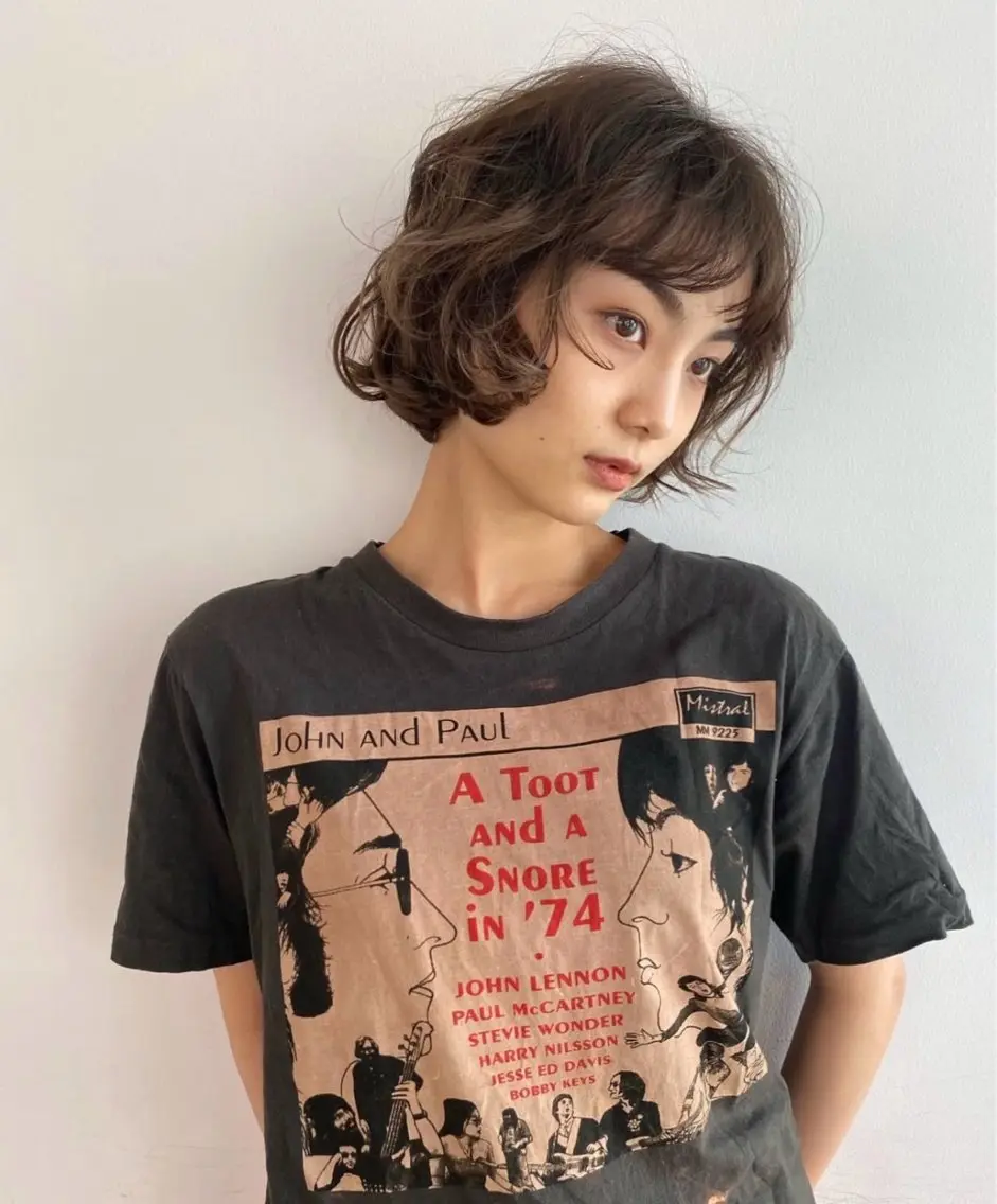 ショート カット パーマ sakaguchi 似合わせカットのヘアスタイル