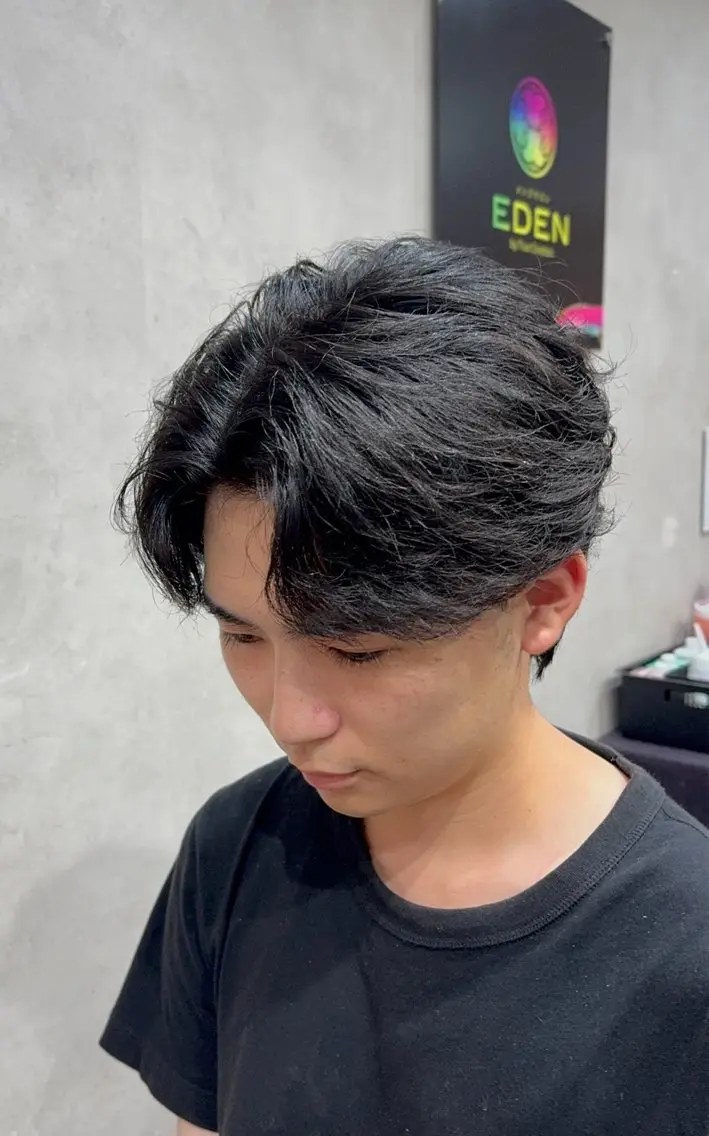 パーマ メンズ フェザーパーマ メンズパーマ カット パーマ 毛流れ/シャドウ 🇰🇷AYATOのヘアスタイル