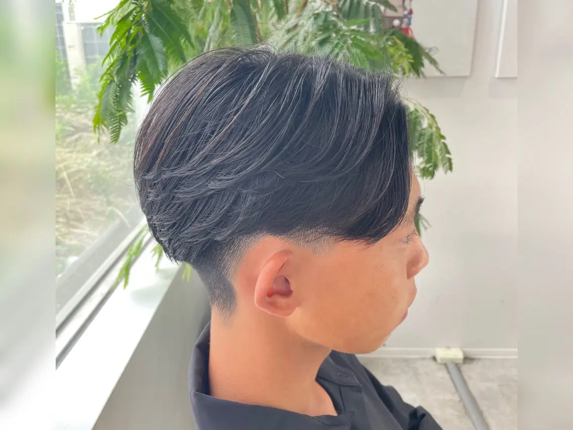 ショート パーマ メンズ カット パーマ メンズパーマ/新潟/ 万代／田崎亮🌟のヘアスタイル