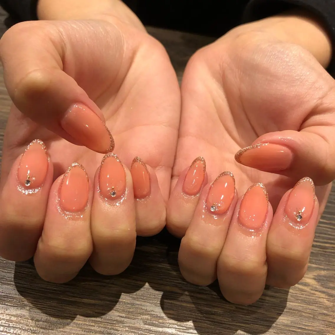 ネイル ラメ(グリッター) Risa　/ EARTH小山のネイルデザイン