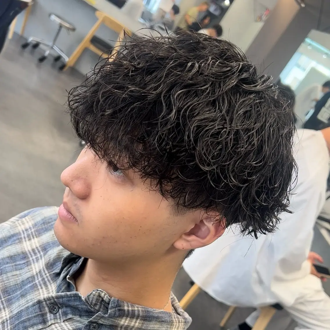 パーマ メンズ カット パーマ 川口 翔太郎（fifth）のヘアスタイル