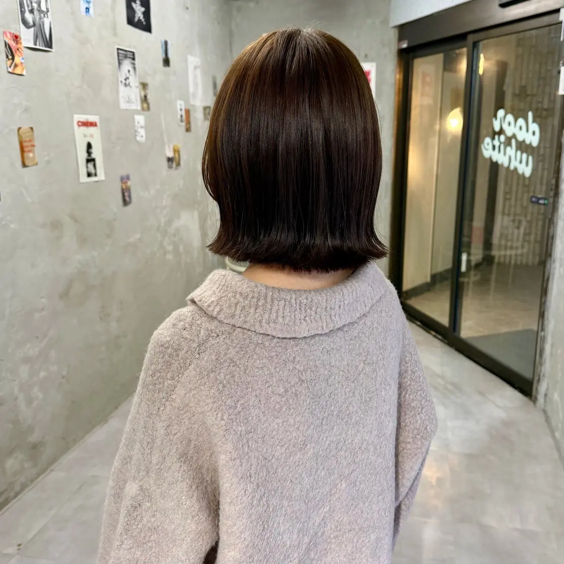 ミディアム カラー カット ヘアカラー トリートメント Kanna /doorwhiteのヘアスタイル