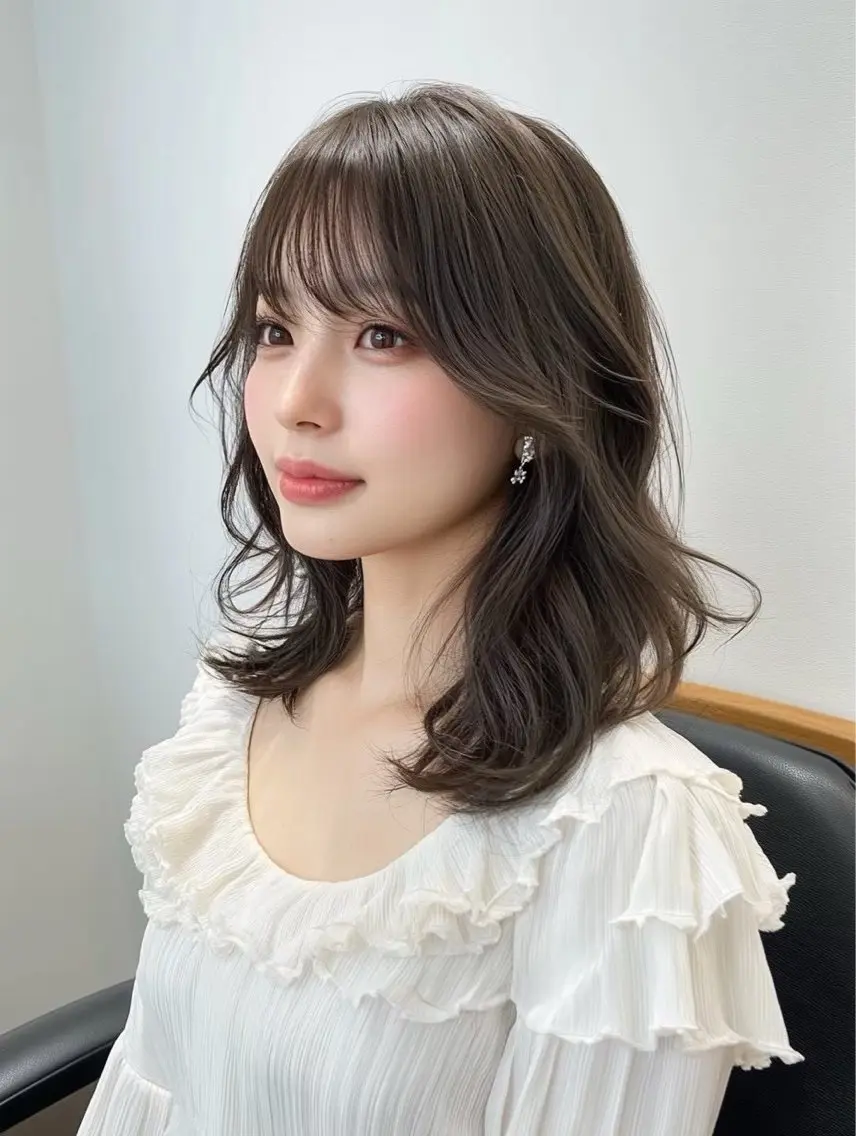 ミディアム nest. ららのヘアスタイル