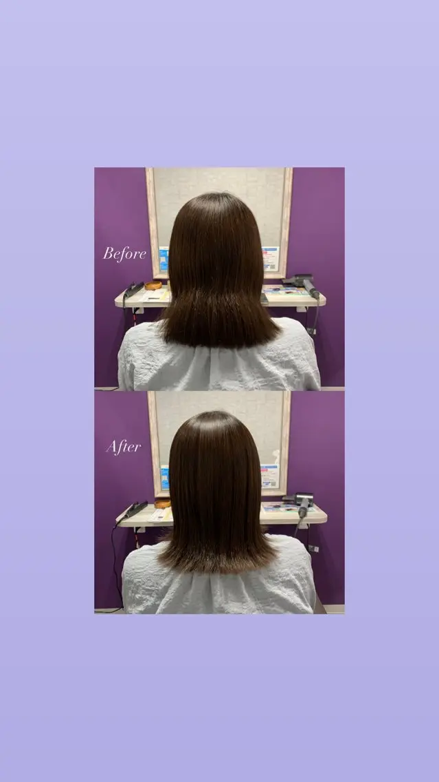 ミディアム 外ハネヘア 工藤 千宙のヘアスタイル