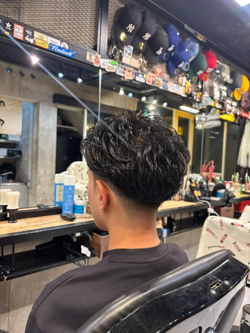 【👾メンズ特化👾⠀】ニュアンスパーマ🌀＋シャンプー💈の写真