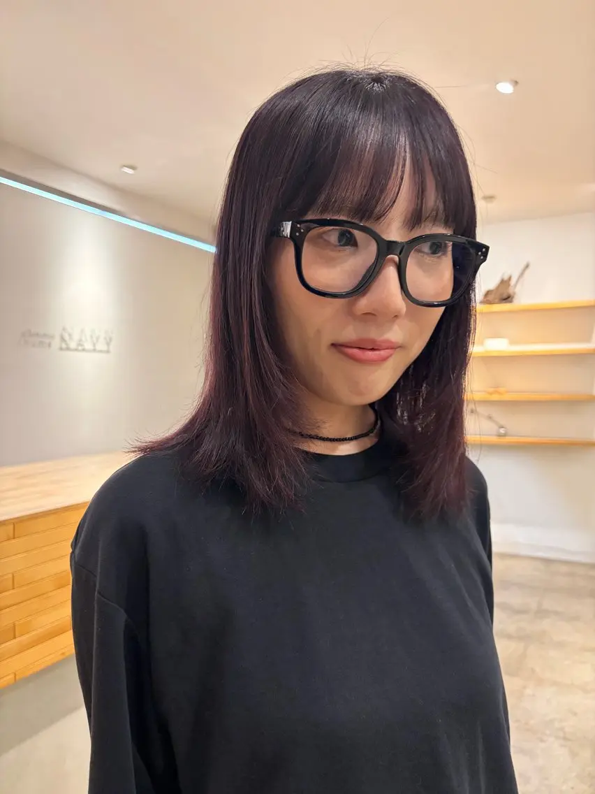 セミロング 松永 美春のヘアスタイル