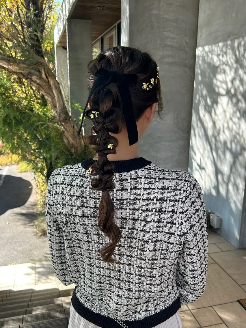 ロング ヘアアレンジ ヘアセット lapis / soraのヘアスタイル