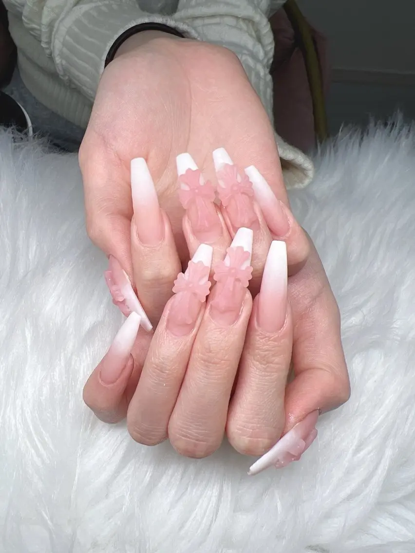 ネイル ハンドネイル Lee Nails チップ長さだし専門店のネイルデザイン
