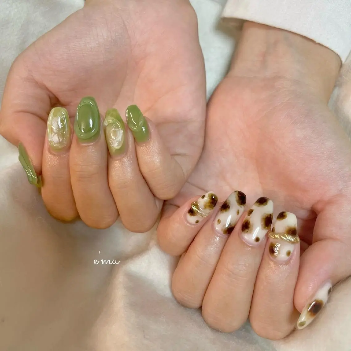 ネイル ニュアンスネイル nail salon e'mu💐のネイルデザイン