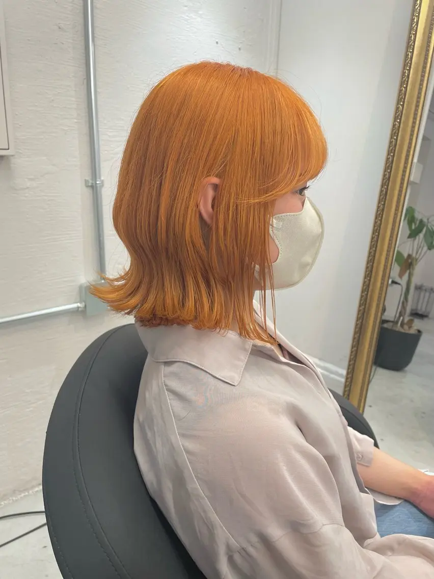 ミディアム カラー カット ヘアカラー トリートメント 艶髪/透明感カラー tawadaのヘアスタイル