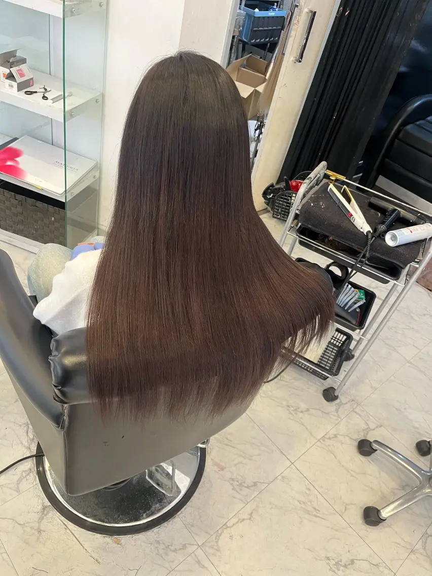 ロング エクステ ケアブリーチ&シール エクステの店和田翔莉のヘアスタイル