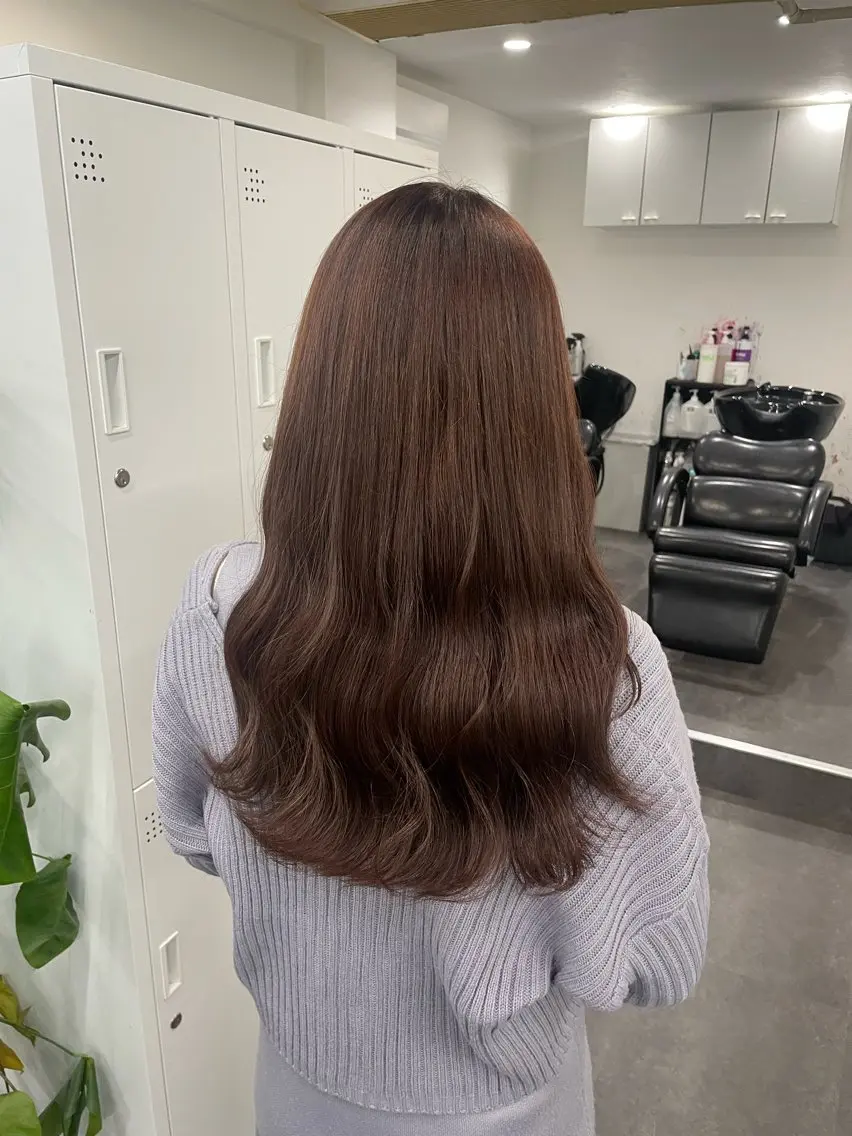 ロング ヘアカラー ♡透明感/艶カラー/ M a I ♡のヘアスタイル