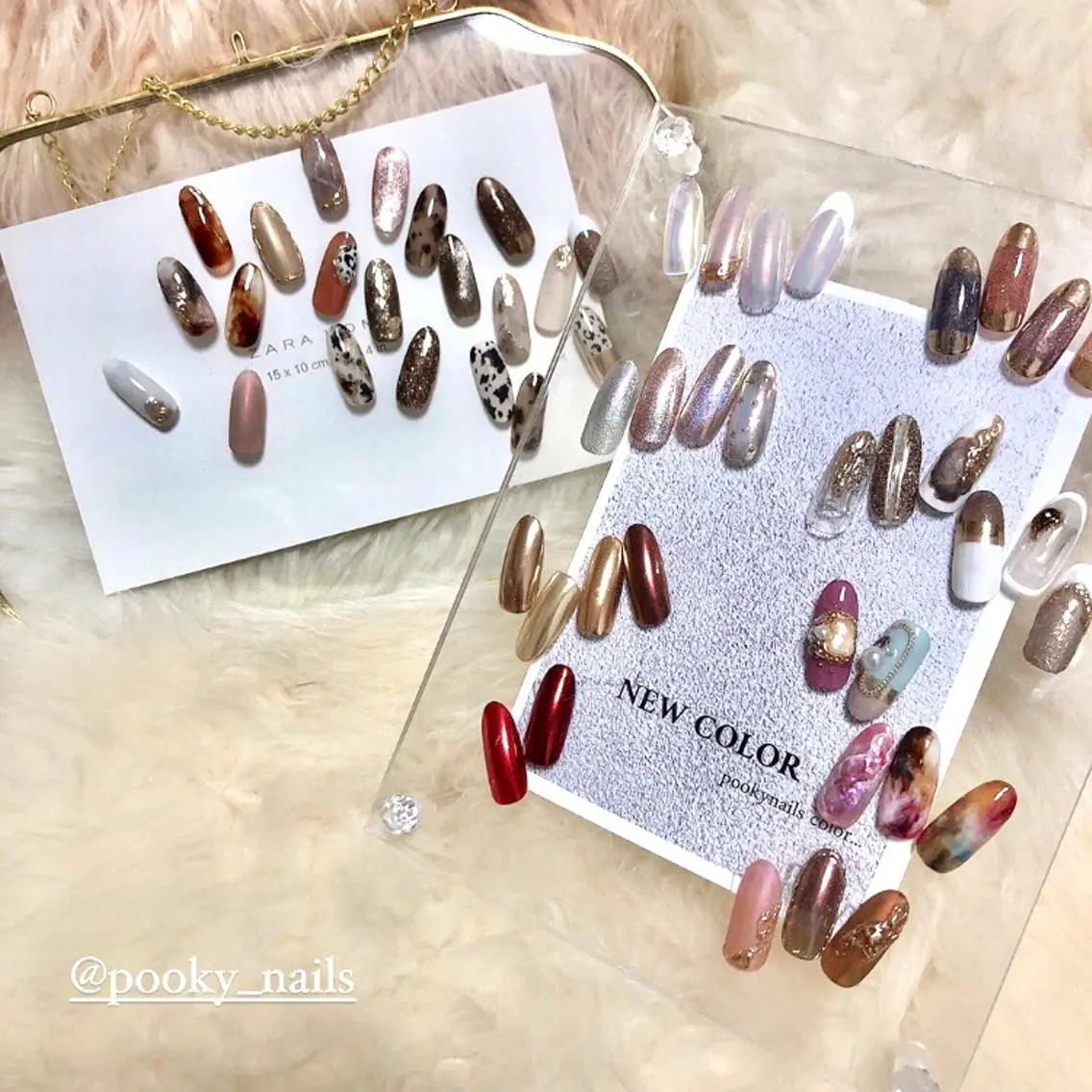 ネイル ネイルチップ ハンドネイル Pooky nailsのネイルデザイン
