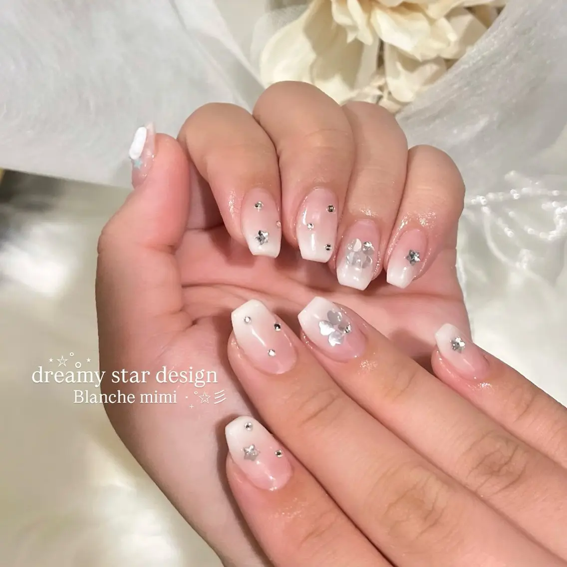 ネイル Blanche mimi.u_aのネイルデザイン