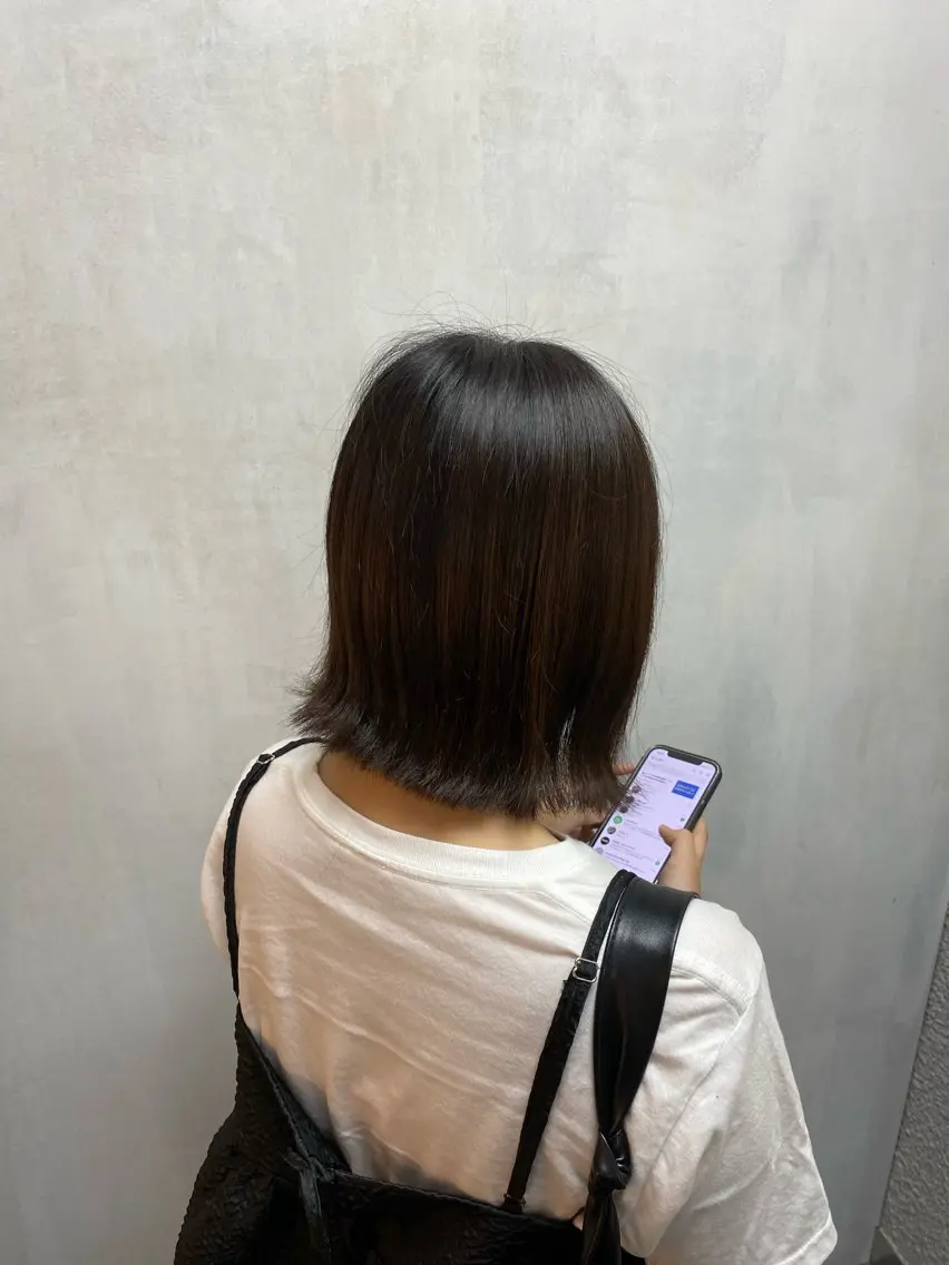 ミディアム 暖色 /シマダアミのヘアスタイル