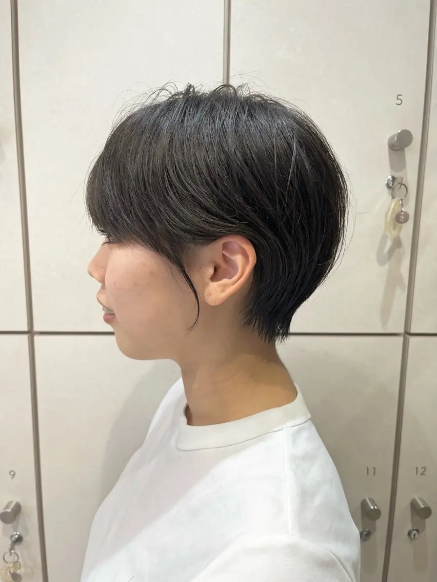ショート 丸みショート ショートヘア ボブ/ショート/金田 夏葵のヘアスタイル