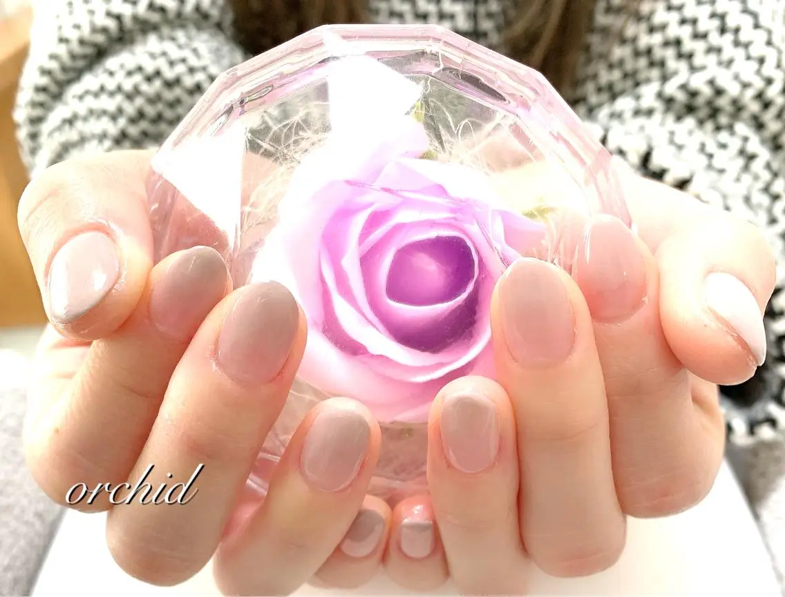 ネイル ハンドネイル フットネイル orchid ♡オーキッドのネイルデザイン