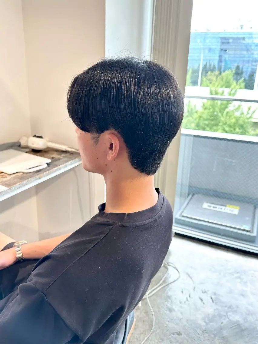 メンズ センターパート メンズ韓国風 刈り上げ カット 骨格補正施術/メンズ 専門美容師/YUYAのヘアスタイル