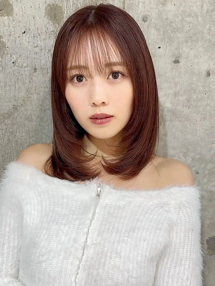 🌈当日予約限定🌈韓国風カット❣️+ケアカラー💎+超音波トリートメント💖の写真