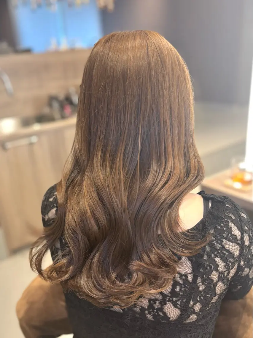 ロング カラー トリートメント 艶カラー🫧ྀི/ 髪質改善/senaのヘアスタイル