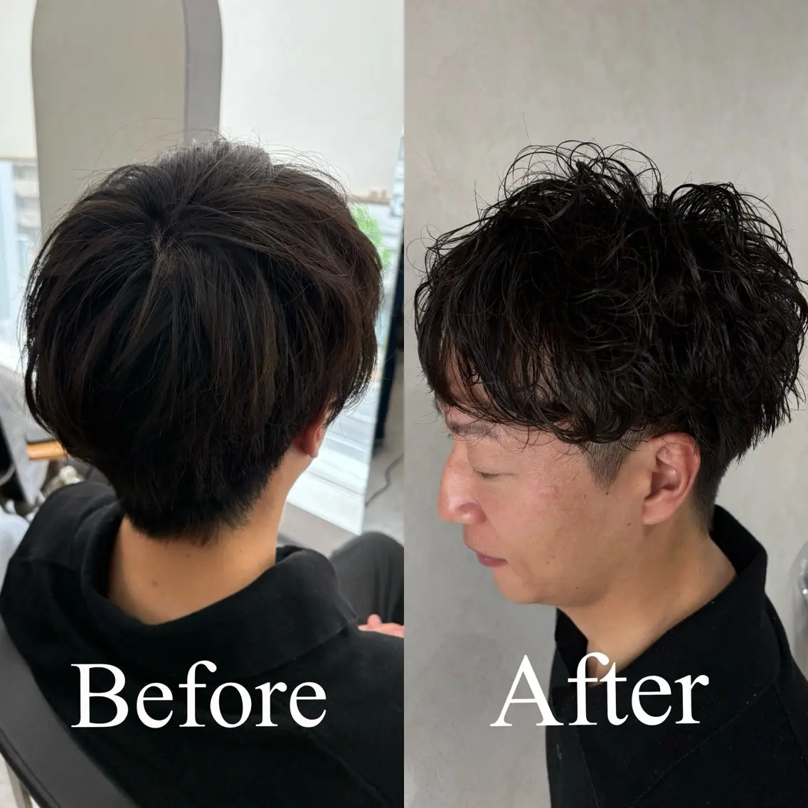 パーマ メンズ メンズパーマ カット パーマ ヘッドスパ ショート/ボブ/ 透明感カラー🌿神永のヘアスタイル