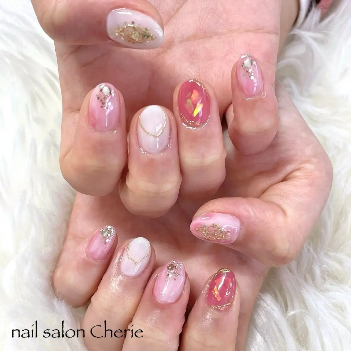 ネイル ハンドネイル nail salon Cherieのネイルデザイン