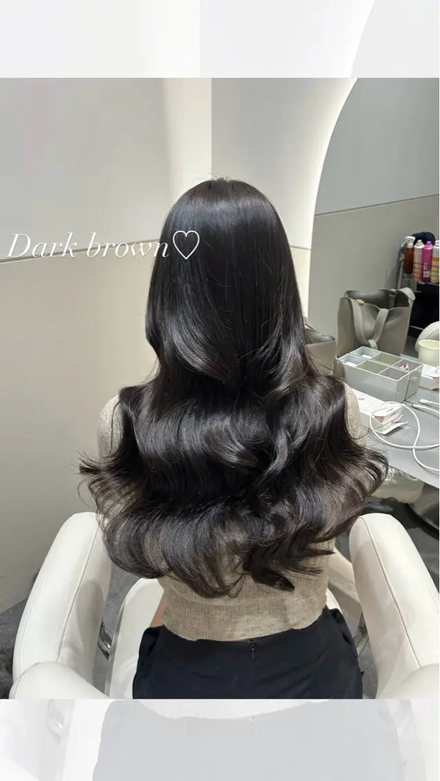 ロング カラー カット ヘアカラー トリートメント 🩷韓国ヘア/ヨシン モリ🩷Maikaのヘアスタイル