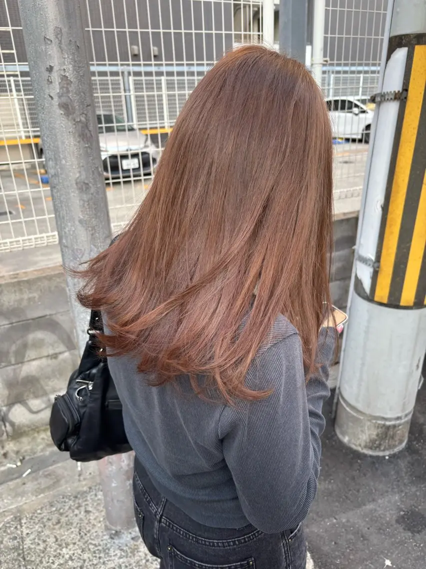 カラー ヘアカラー 大西 凪海のヘアスタイル