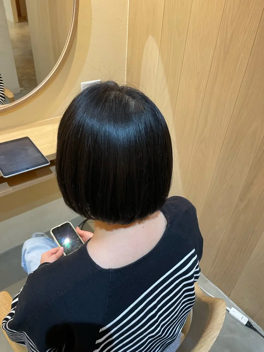 ミディアム カット トリートメント 美髪 透明感カラーSotaのヘアスタイル