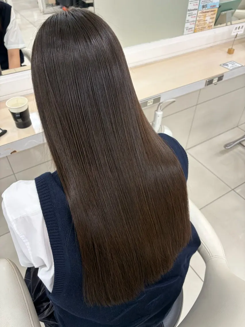 ロング パーマ ショートボブ ボブ ハイライト 髪質改善 レイヤーカット 髪質改善/艶カラー/ メンズパーマ/鈴木のヘアスタイル