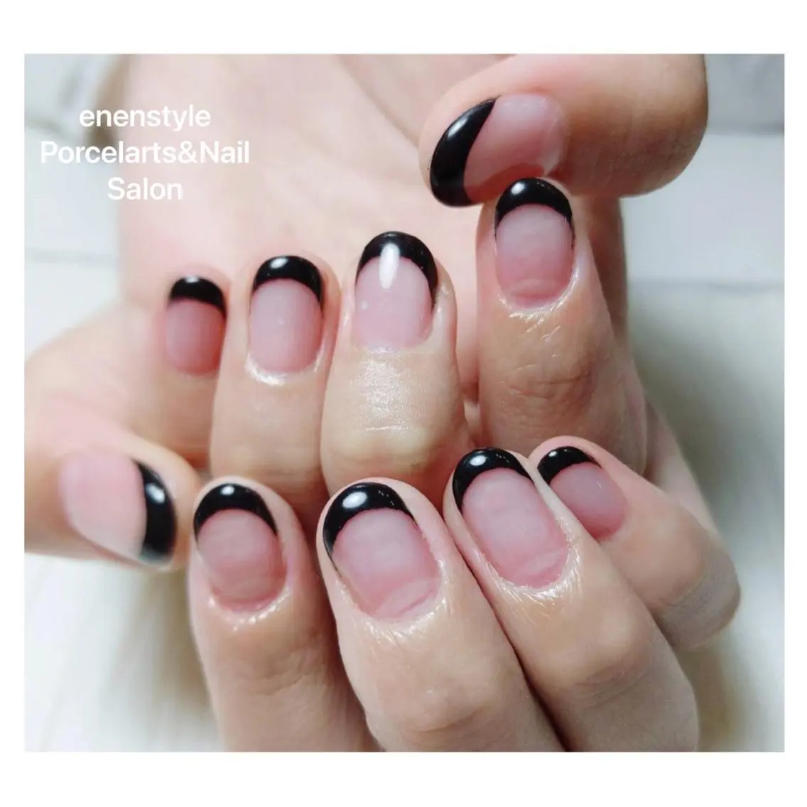 ミディアム ネイル ハンドネイル 🐾enen style 🐾のネイルデザイン