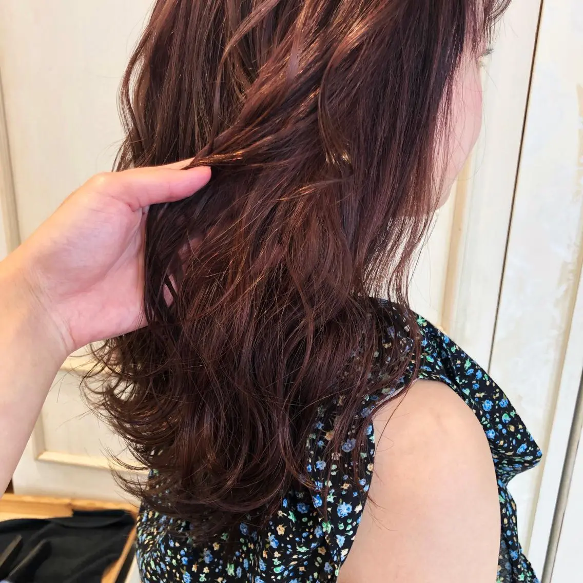 セミロング カラー ヘアカラー トリートメント サソウ ユリエ🥥のヘアスタイル