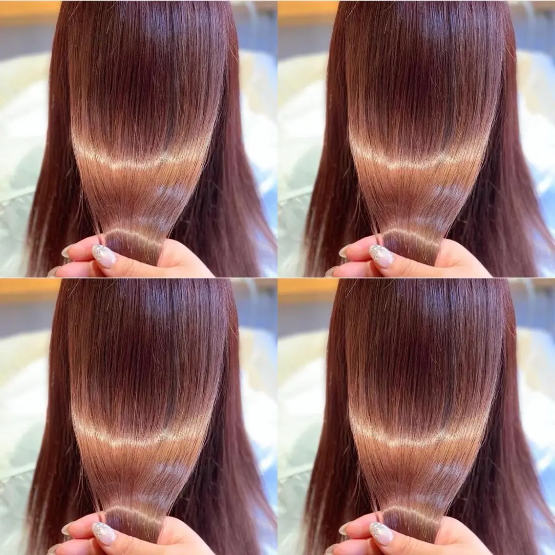 セミロング カラー イルミナカラー 髪質改善 トリートメント 透明感×韓国ヘア 🇰🇷きららのヘアスタイル