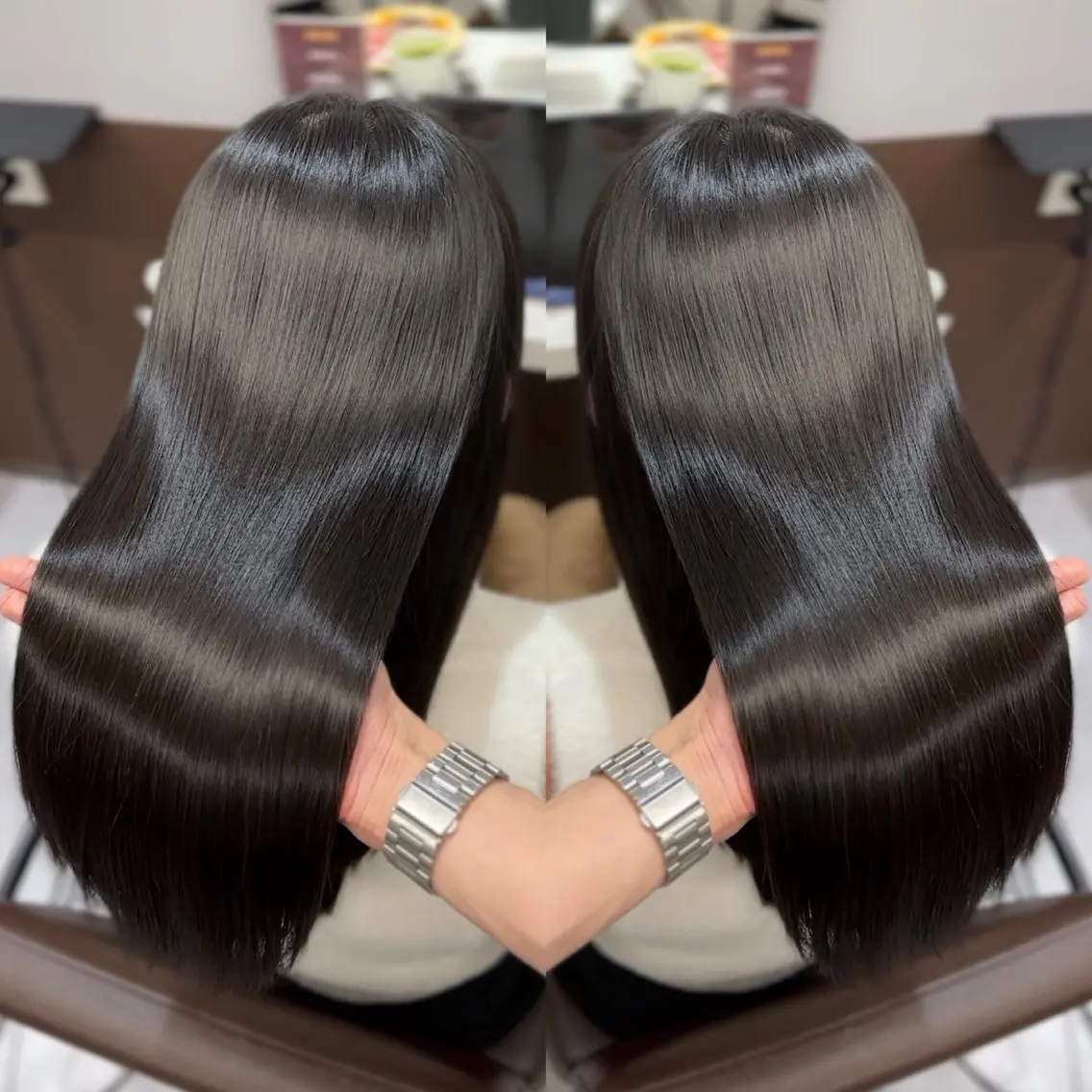 ロング 縮毛矯正 【Coby代表】 美髪特化♡ RYOのヘアスタイル