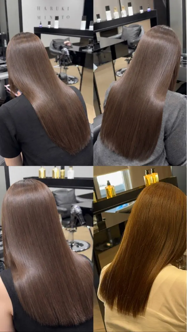 ロング 縮毛矯正 池田 龍生のヘアスタイル