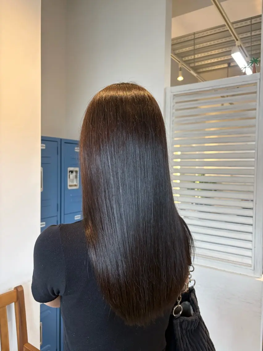 ロング カラー ヘアカラー 安部 美里のヘアスタイル