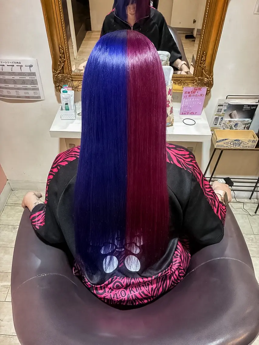 ロング カラー ヘアカラー 推し活美容師 つや。のヘアスタイル