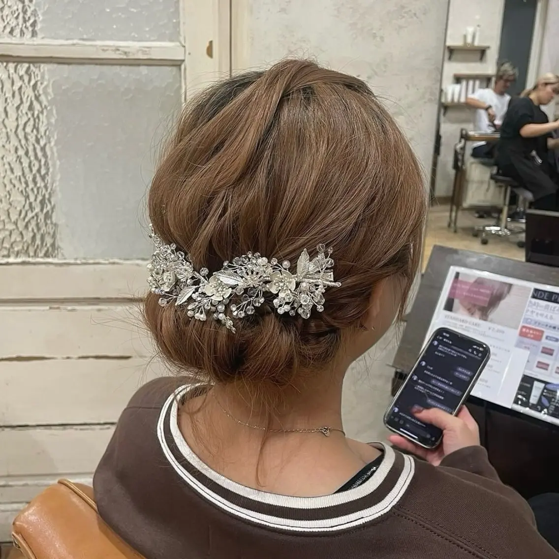 ヘアアレンジ 成人式 結婚式・ブライダル デート 卒業式のヘアスタイル アイブロウ Rain chihiroのマツエク・マツパデザイン