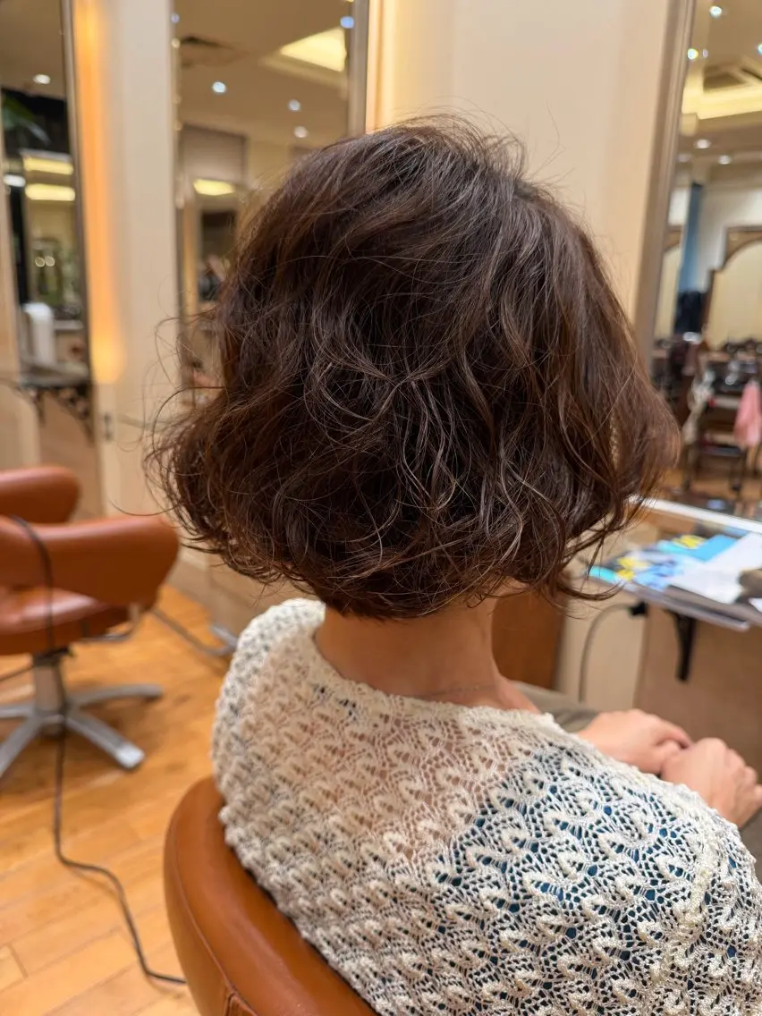 パーマ パーマ 北島 菜々美のヘアスタイル