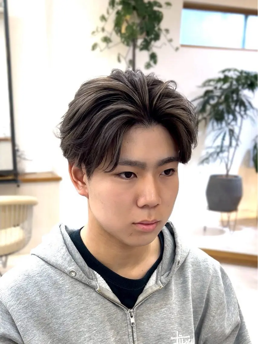 カラー ヘアアレンジ メンズ 千葉 ホシトのヘアスタイル