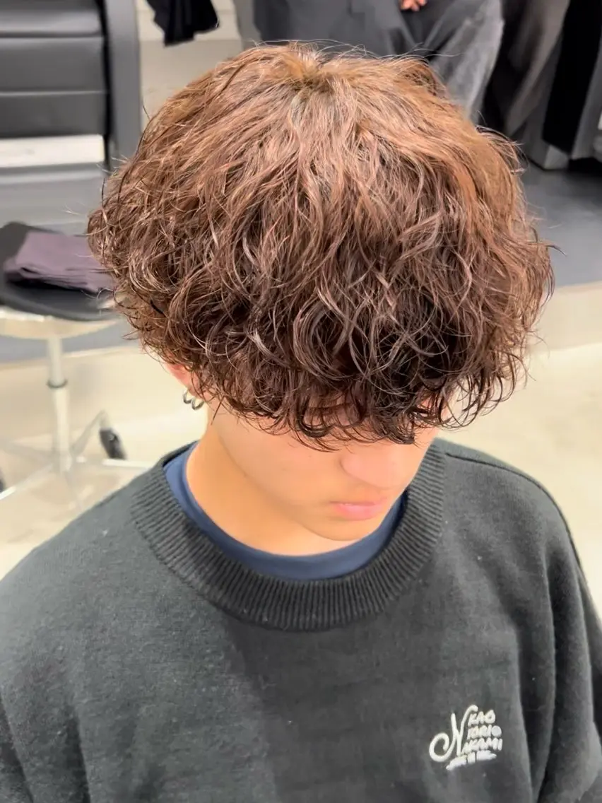 パーマ メンズ カット パーマ 後藤 拓未 fifth栄のヘアスタイル
