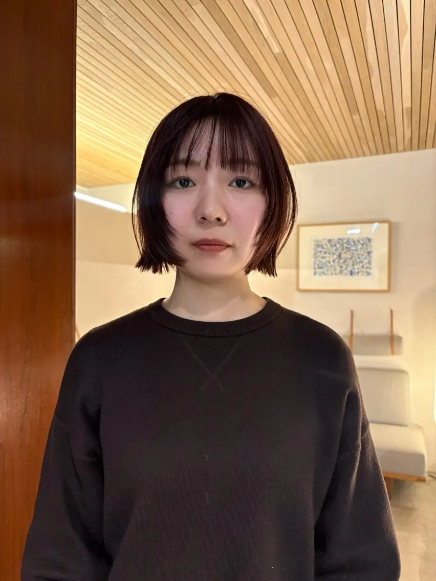 ショート カラー レッドカラー ボブ カット ヘアカラー ボブ/レイヤーカット ✂︎ AYUMIのヘアスタイル