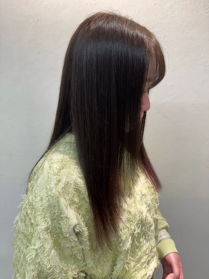 ロング カラー カット ヘアカラー パーマ/ハイトーン /吉田眞のヘアスタイル