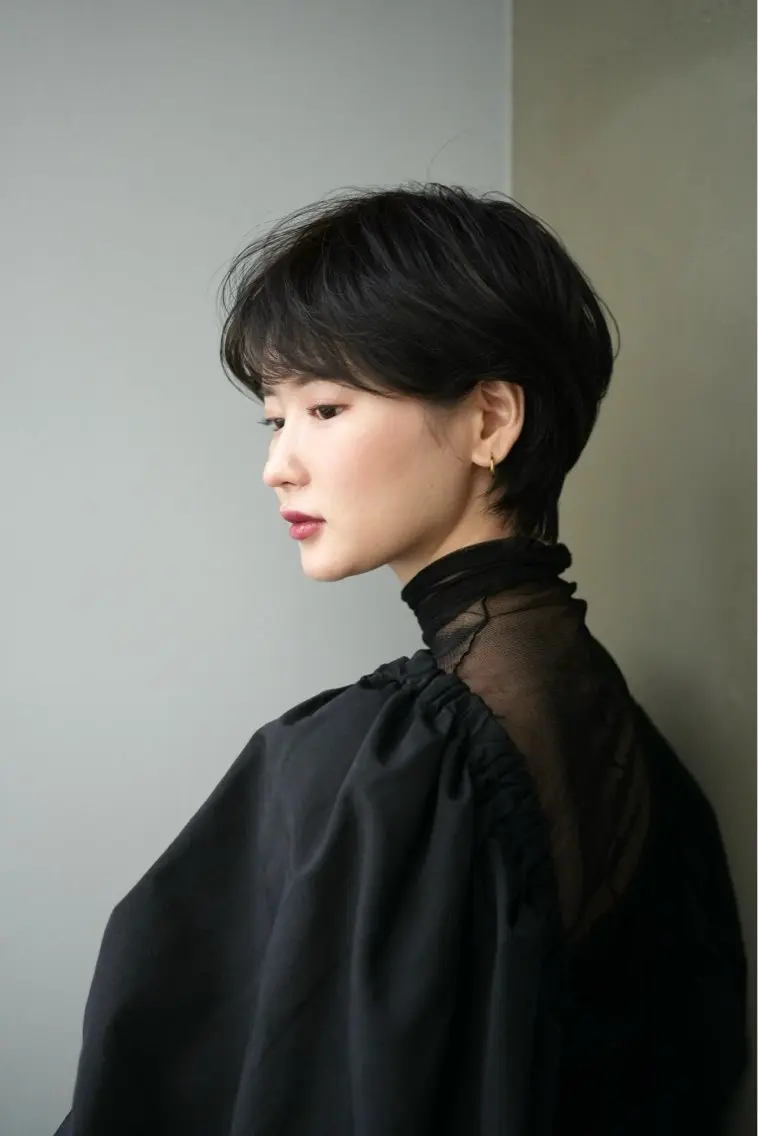 ショート くびれヘア ショートヘア 小野 明日香のヘアスタイル
