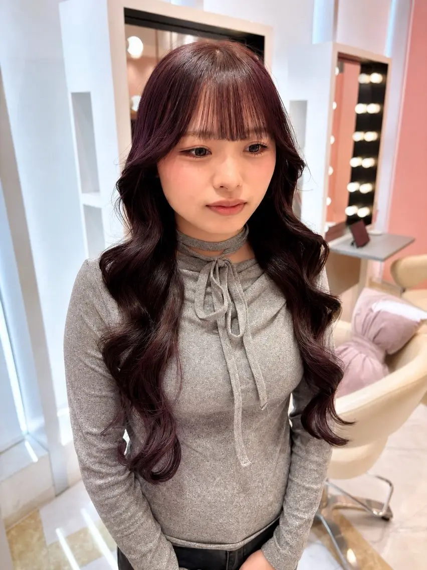 ロング 永田 幸枝のヘアスタイル